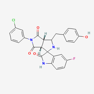 molecular formula C26H19ClFN3O4 B12617103 C26H19ClFN3O4 