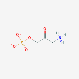 molecular formula C3H7NO5P- B1261717 3-Ammonio-2-oxopropyl phosphate(1-) 