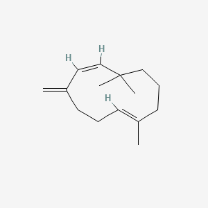 molecular formula C15H24 B1261724 (1E,6Z)-γ-莰烯 