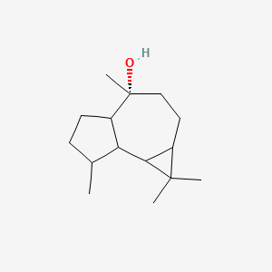molecular formula C15H26O B1261728 (4R)-1,1,4,7-tetramethyl-2,3,4a,5,6,7,7a,7b-octahydro-1aH-cyclopropa[e]azulen-4-ol 