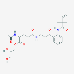 molecular formula C25H35N3O8 B1261732 Citrinamide B 