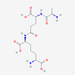 molecular formula C15H26N4O8 B1261736 L-Ala-Gamma-D-Glu-Meso-Diaminopimelic Acid 