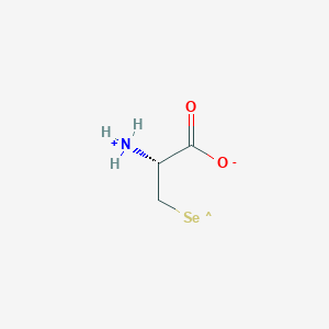 molecular formula C3H6NO2Se B1261738 L-selenocysteine 