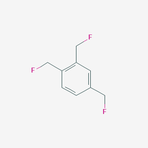 molecular formula C9H9F3 B12617411 1,2,4-Tris(fluoromethyl)benzene CAS No. 921595-55-3