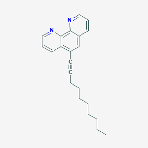 molecular formula C22H24N2 B12617443 5-(Dec-1-YN-1-YL)-1,10-phenanthroline CAS No. 918794-36-2