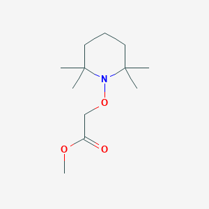 molecular formula C12H23NO3 B12617486 Methyl [(2,2,6,6-tetramethylpiperidin-1-yl)oxy]acetate CAS No. 917871-76-2