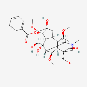 molecular formula C31H43NO10 B1261751 Benzoylmesaconine CAS No. 63238-67-5