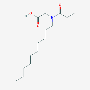 molecular formula C15H29NO3 B12617534 N-Decyl-N-propanoylglycine CAS No. 920982-60-1