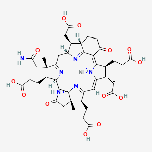 molecular formula C42H51N6NiO13+ B1261754 Factor F430 