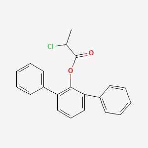 molecular formula C21H17ClO2 B12617593 (2,6-diphenylphenyl) 2-chloropropanoate CAS No. 887759-74-2