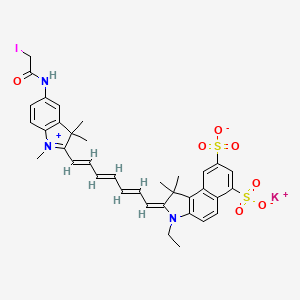 molecular formula C36H37IKN3O7S2 B1261764 SNIR2 dye 