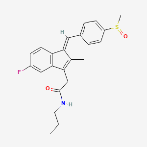 molecular formula C23H24FNO2S B12617666 C23H24Fno2S 