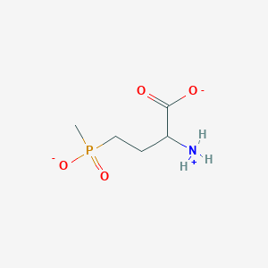 molecular formula C5H11NO4P- B1261767 Phosphinothricin 