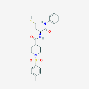 molecular formula C26H35N3O4S2 B12617767 C26H35N3O4S2 