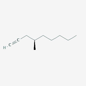 molecular formula C10H18 B12617841 (4R)-4-Methylnon-1-yne CAS No. 921756-76-5
