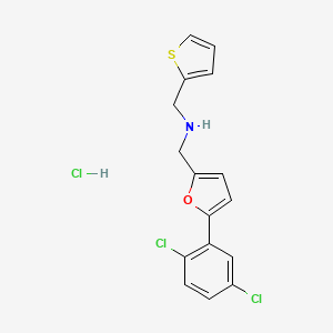 molecular formula C16H14Cl3NOS B12617855 C16H14Cl3NOS 