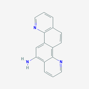 molecular formula C16H11N3 B1261788 6-Amino-4,10-diazachrysene CAS No. 24902-11-2