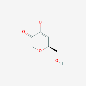 molecular formula C6H7O4- B1261791 ascopyrone M(1-) 