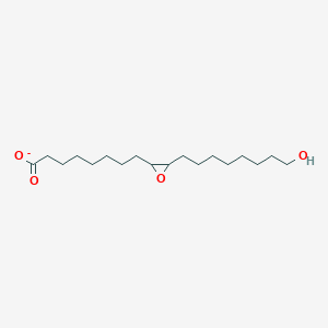 molecular formula C18H33O4- B1261793 9,10-Epoxy-18-hydroxystearate 