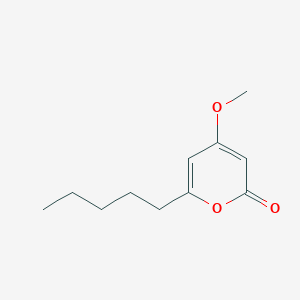 molecular formula C11H16O3 B012618 4-Methoxy-6-pentyl-2H-pyran-2-one CAS No. 109746-09-0