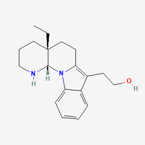 molecular formula C19H26N2O B1261803 Goniomitine 