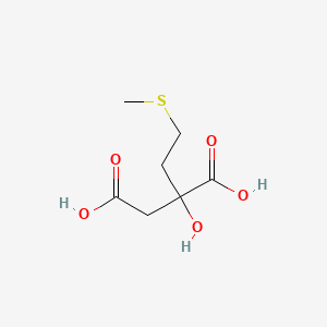 molecular formula C7H12O5S B1261812 2-(2-甲硫代乙基)苹果酸 