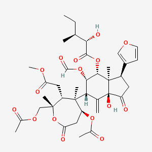 molecular formula C38H50O16 B1261819 Prieurianin 