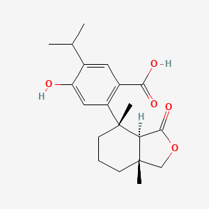molecular formula C20H26O5 B1261834 Hanagokenol B 