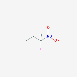 molecular formula C3H6INO2 B12618365 1-Iodo-1-nitropropane CAS No. 920005-44-3