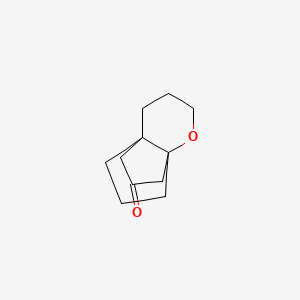 molecular formula C11H16O2 B12618415 Dihydro-2H,5H-4a,7a-propanocyclopenta[b]pyran-6(7H)-one CAS No. 917989-39-0