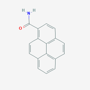 molecular formula C17H11NO B1261851 Pyrene-1-carboxamide 