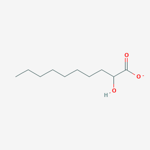 molecular formula C10H19O3- B1261856 alpha-Hydroxydecanoate 