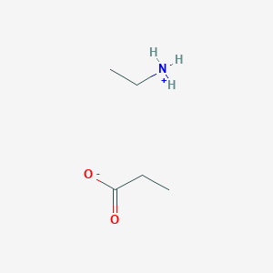 molecular formula C5H13NO2 B1261861 Ethanaminium propionate 