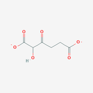 molecular formula C6H6O6-2 B1261866 2-Hydroxy-3-oxoadipate 
