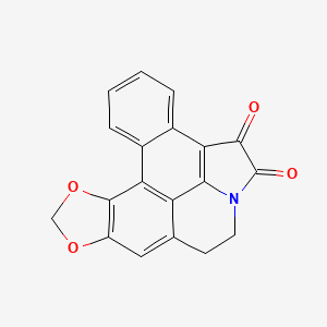 molecular formula C19H11NO4 B1261872 Lettowianthine 