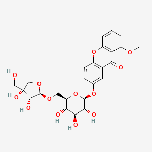 molecular formula C25H28O13 B1261873 Wattersiixanthone A 