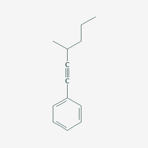 molecular formula C13H16 B12618747 (3-Methylhex-1-yn-1-yl)benzene CAS No. 918638-81-0