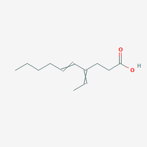 molecular formula C12H20O2 B12618763 4-Ethylidenedec-5-enoic acid CAS No. 919283-87-7