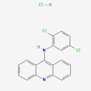 molecular formula C19H13Cl3N2 B12618773 C19H13Cl3N2 