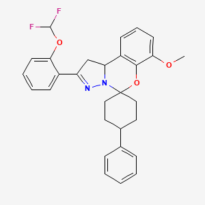 molecular formula C29H28F2N2O3 B12618837 C29H28F2N2O3 