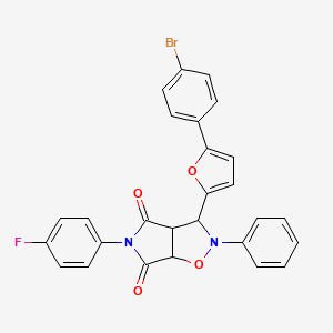 molecular formula C27H18BrFN2O4 B12618870 C27H18BrFN2O4 
