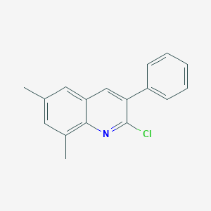 molecular formula C17H14ClN B12618931 2-Chloro-6,8-dimethyl-3-phenylquinoline CAS No. 1031928-16-1