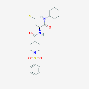 molecular formula C24H37N3O4S2 B12619047 C24H37N3O4S2 