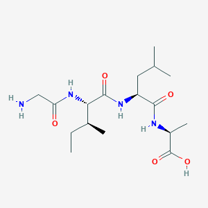 molecular formula C17H32N4O5 B12619115 Glycyl-L-isoleucyl-L-leucyl-L-alanine CAS No. 918661-80-0