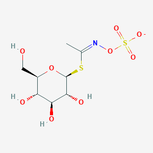 1-S-[(1Z)-N-(sulfonatooxy)ethanimidoyl]-1-thio-beta-D-glucopyranose
