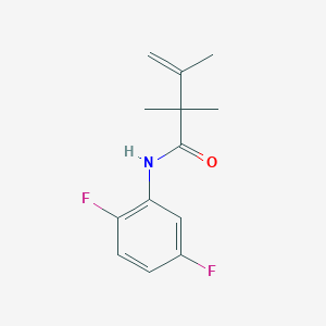 molecular formula C13H15F2NO B12619147 N-(2,5-Difluorophenyl)-2,2,3-trimethylbut-3-enamide CAS No. 918646-50-1