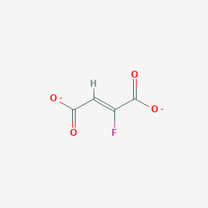 molecular formula C4HFO4-2 B1261924 2-Butenedioic acid,2-fluoro-, (2Z)- 
