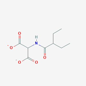 molecular formula C9H13NO5-2 B1261931 Diethylacetamidomalonate 