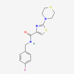 molecular formula C15H16FN3OS2 B12619315 C15H16FN3OS2 