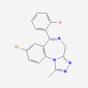 molecular formula C17H12BrFN4 B1261935 Flubromazolam CAS No. 612526-40-6